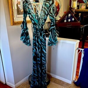 Stylish Zebra Print jumpsuit never been worn